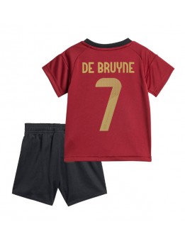 Belgien Kevin De Bruyne #7 Heimtrikotsatz für Kinder EM 2024 Kurzarm (+ Kurze Hosen)